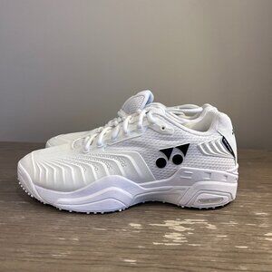 Yonex Grass Court Tennis Shoes – White, Size 9.5 US